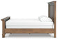 Cama con panel tamaño queen Feddinger