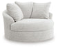 Sillón giratorio extragrande Cuddle Plush