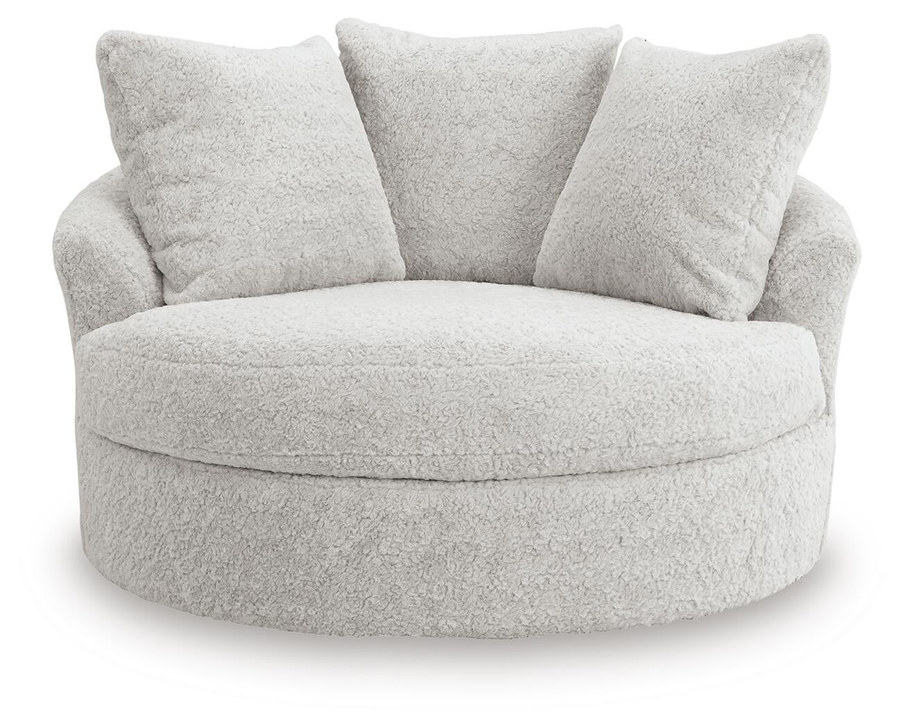 Sillón giratorio extragrande Cuddle Plush