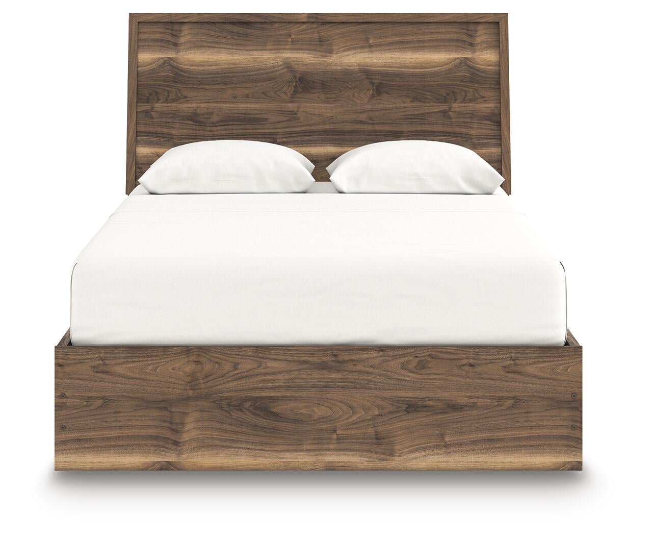 Cama Chirason Queen con cabecero y almacenamiento