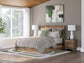 Cama Chirason Queen con cabecero y almacenamiento