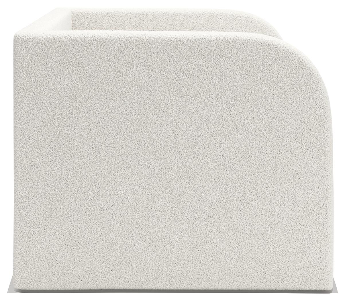 Sofá cama individual tapizado Arloster con almacenamiento