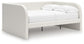 Cama de día tapizada Arloster de tamaño completo