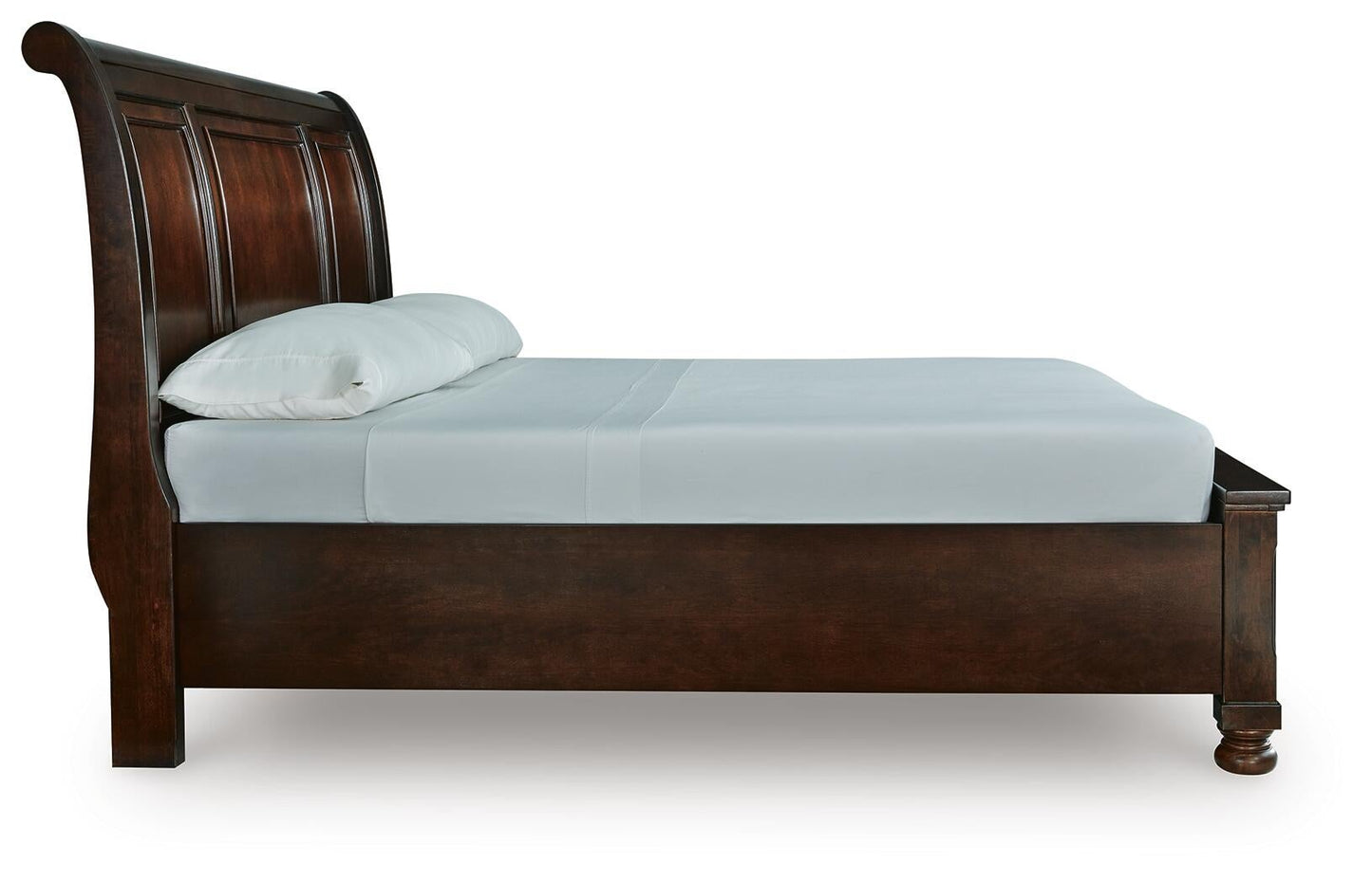 Cama de almacenamiento tipo trineo Porter California King