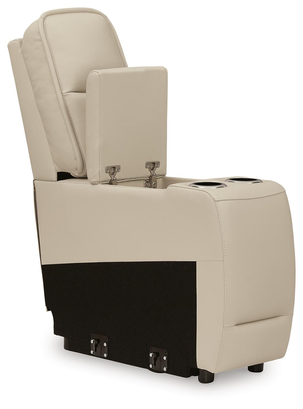 Sofá seccional reclinable de 5 piezas Double Deal con consola