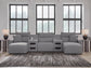 Sofá seccional reclinable eléctrico ModMax II de 5 piezas con chaise longue