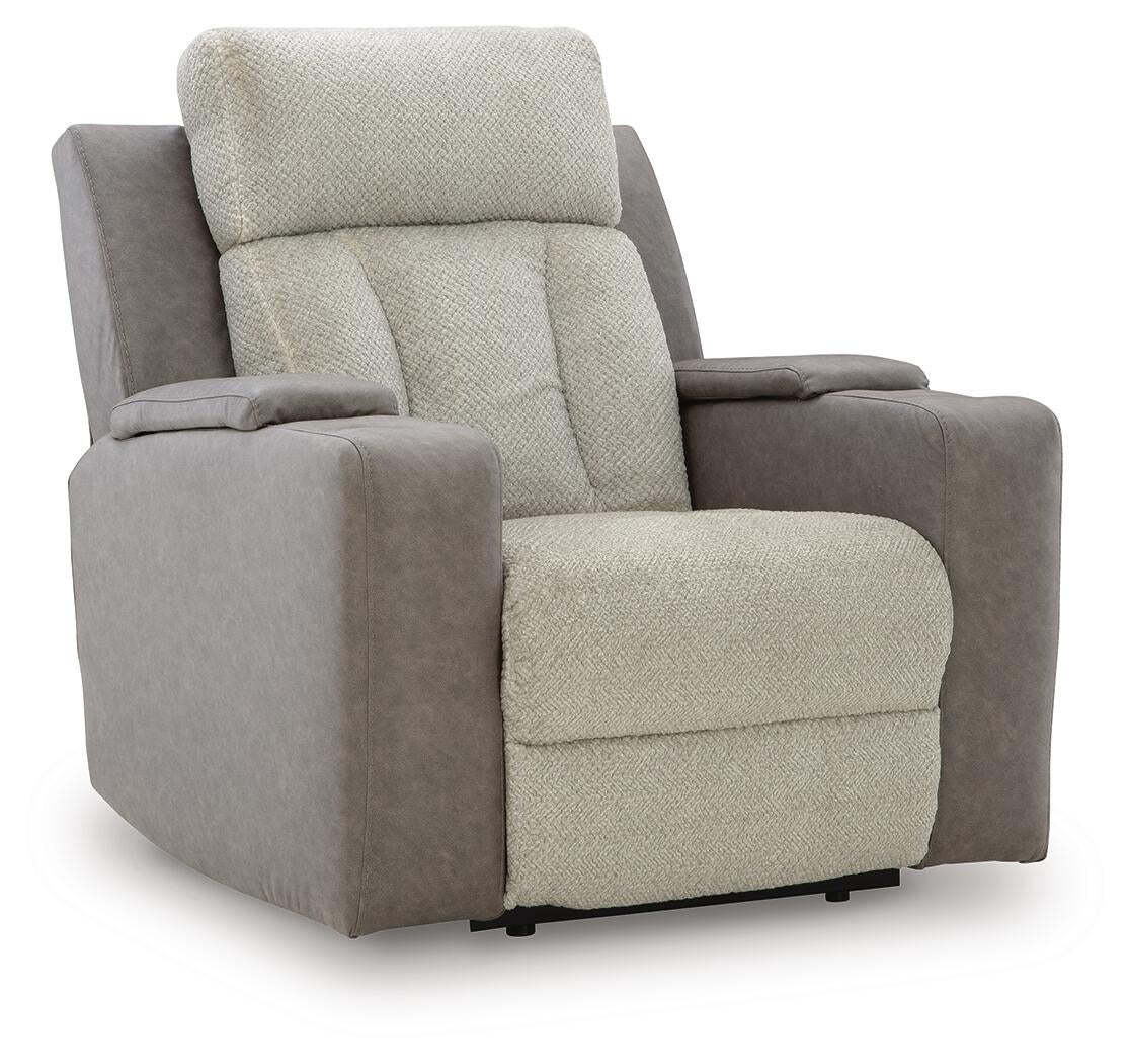 Sillón reclinable eléctrico WhipLash con reposacabezas ajustable
