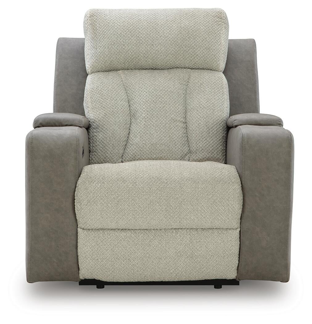Sillón reclinable eléctrico WhipLash con reposacabezas ajustable