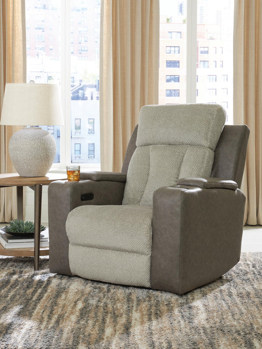 Sillón reclinable eléctrico WhipLash con reposacabezas ajustable