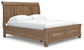 Cama de trineo Feddinger California King con almacenamiento