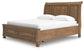 Cama de trineo Feddinger California King con almacenamiento