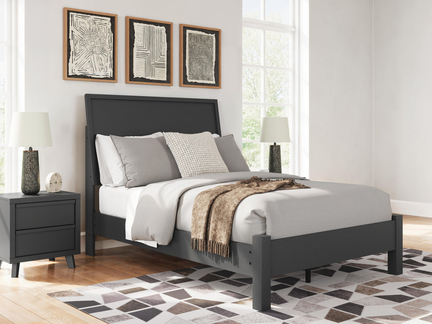 Cama Danziar con panel completo