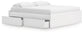 Cama Onita King con plataforma y 1 compartimento lateral