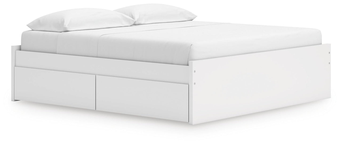 Cama Onita King con plataforma y 1 compartimento lateral