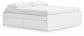 Cama Onita King con plataforma y 1 compartimento lateral
