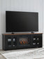 Soporte de TV Wildenauer de 76" con chimenea eléctrica