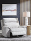Sillón reclinable eléctrico Social Pointe con reposacabezas ajustable