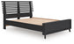 Cama Danziar de panel de listones completo