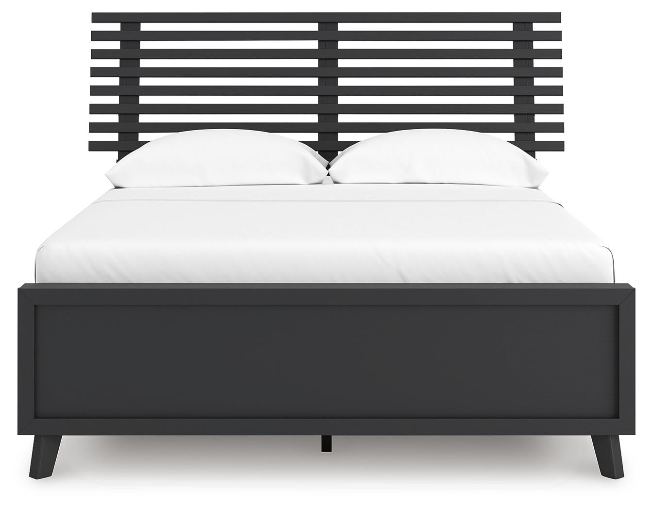 Cama Danziar de panel de listones completo