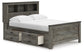 Cama Frandern con librero y almacenamiento