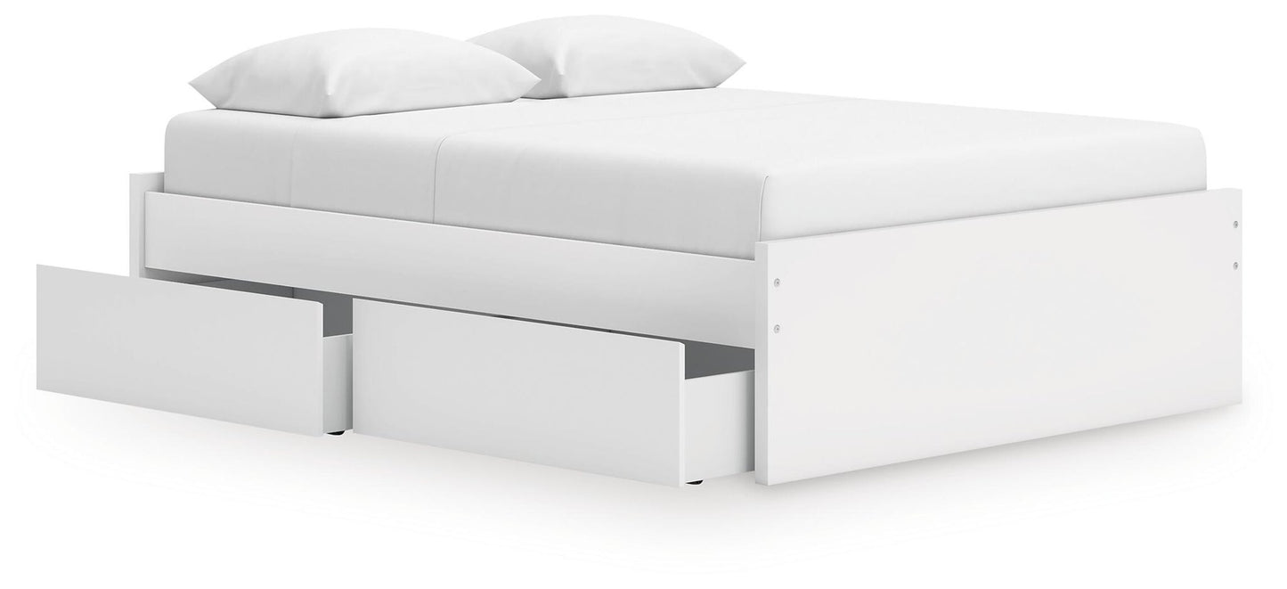 Cama Onita Queen con plataforma y 1 compartimento lateral
