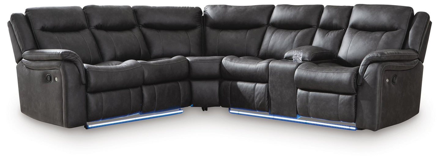 Sofá seccional reclinable de 2 piezas Sultan Meadow