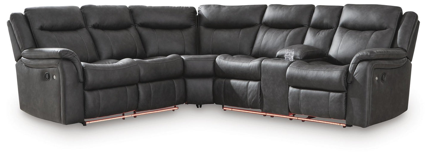 Sofá seccional reclinable de 2 piezas Sultan Meadow