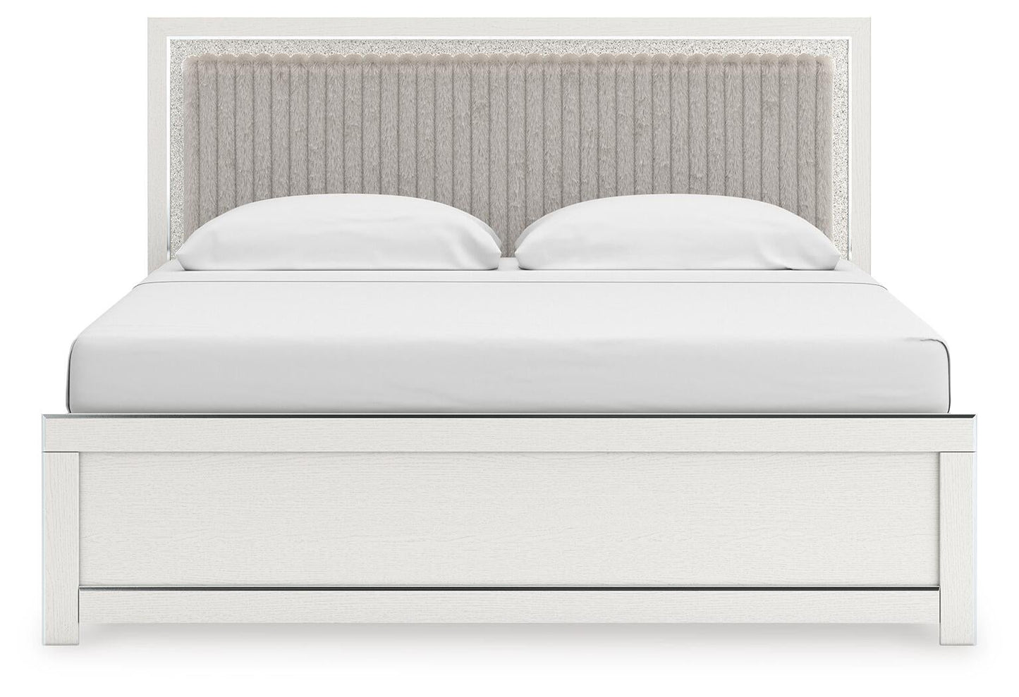 Cama tapizada Zuraleus King con panel