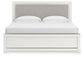 Cama tapizada Zuraleus King con panel
