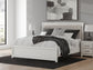 Cama tapizada Zuraleus King con panel