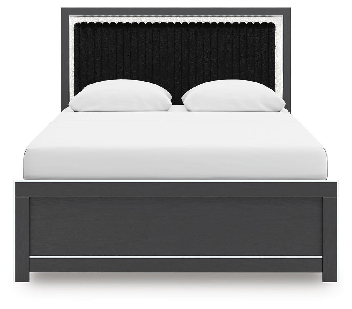 Cama tapizada Zuraleus Queen con panel