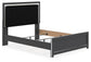 Cama tapizada Zuraleus Queen con panel
