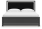Zuraleus King Upholstered Platform Bed