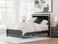 Cama tapizada Zuraleus Queen con panel