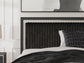 Cama tapizada Zuraleus Queen con panel