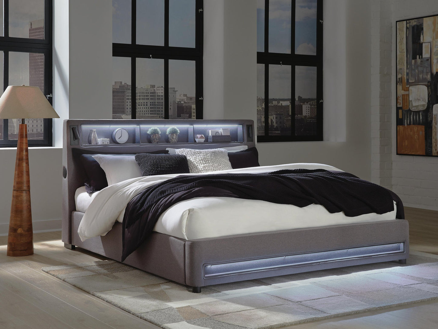 Cama tapizada Verishaw King