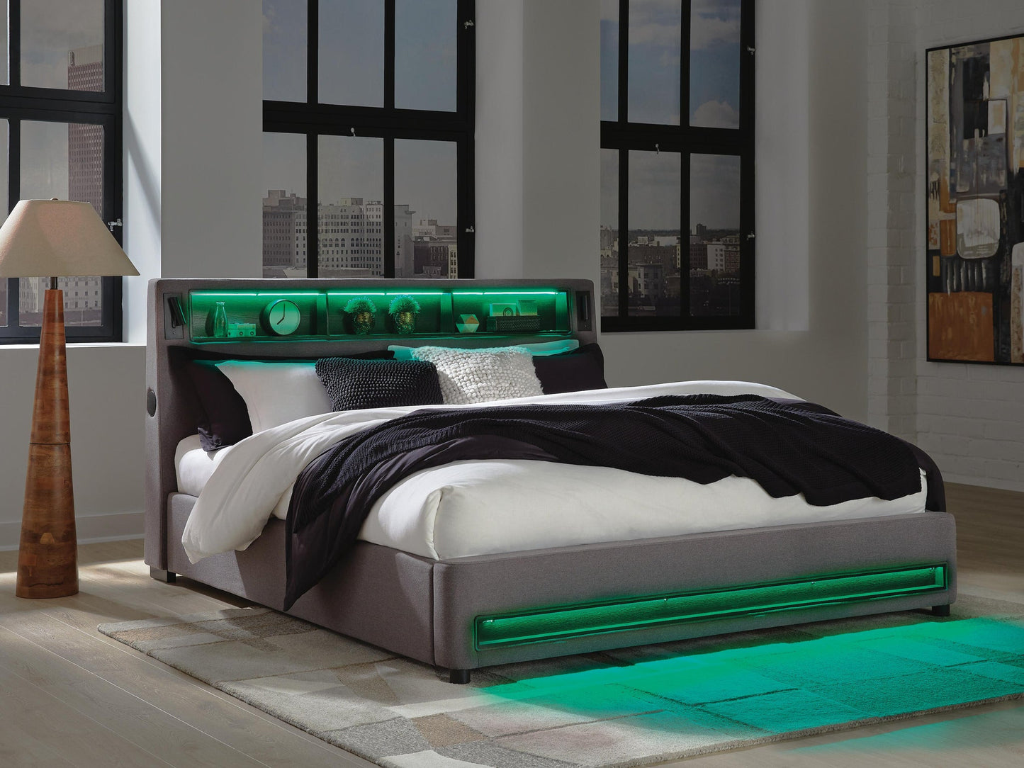 Cama tapizada Verishaw King