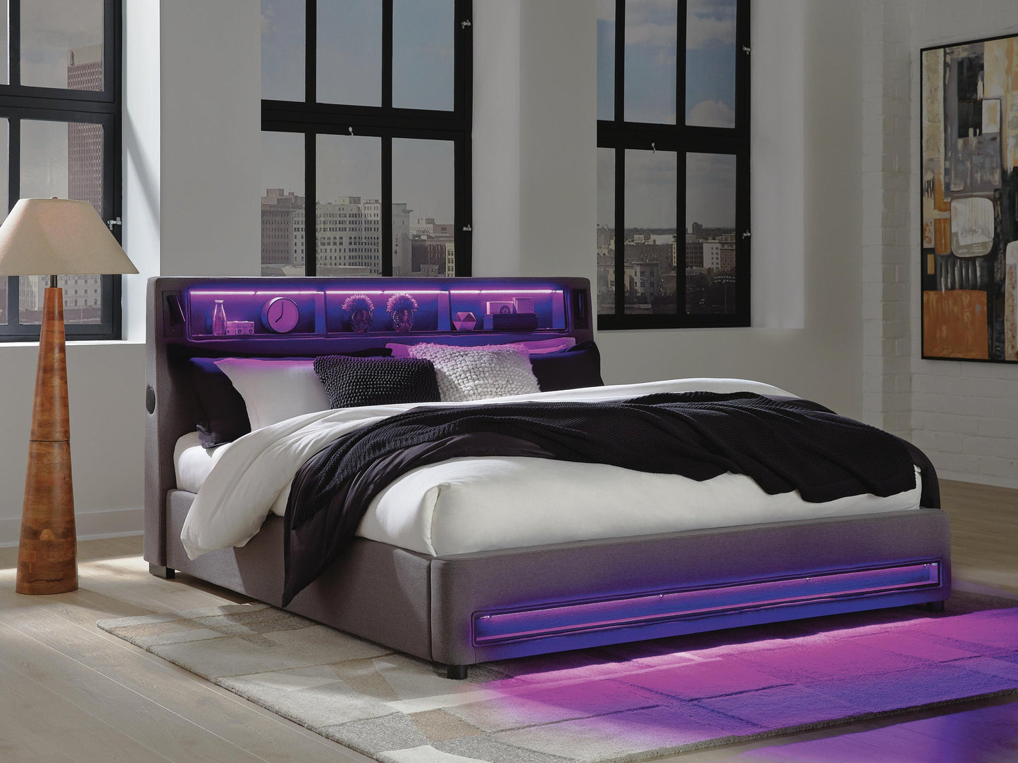 Cama tapizada Verishaw King