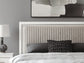Cama Zuraleus King con plataforma y almacenamiento tapizada