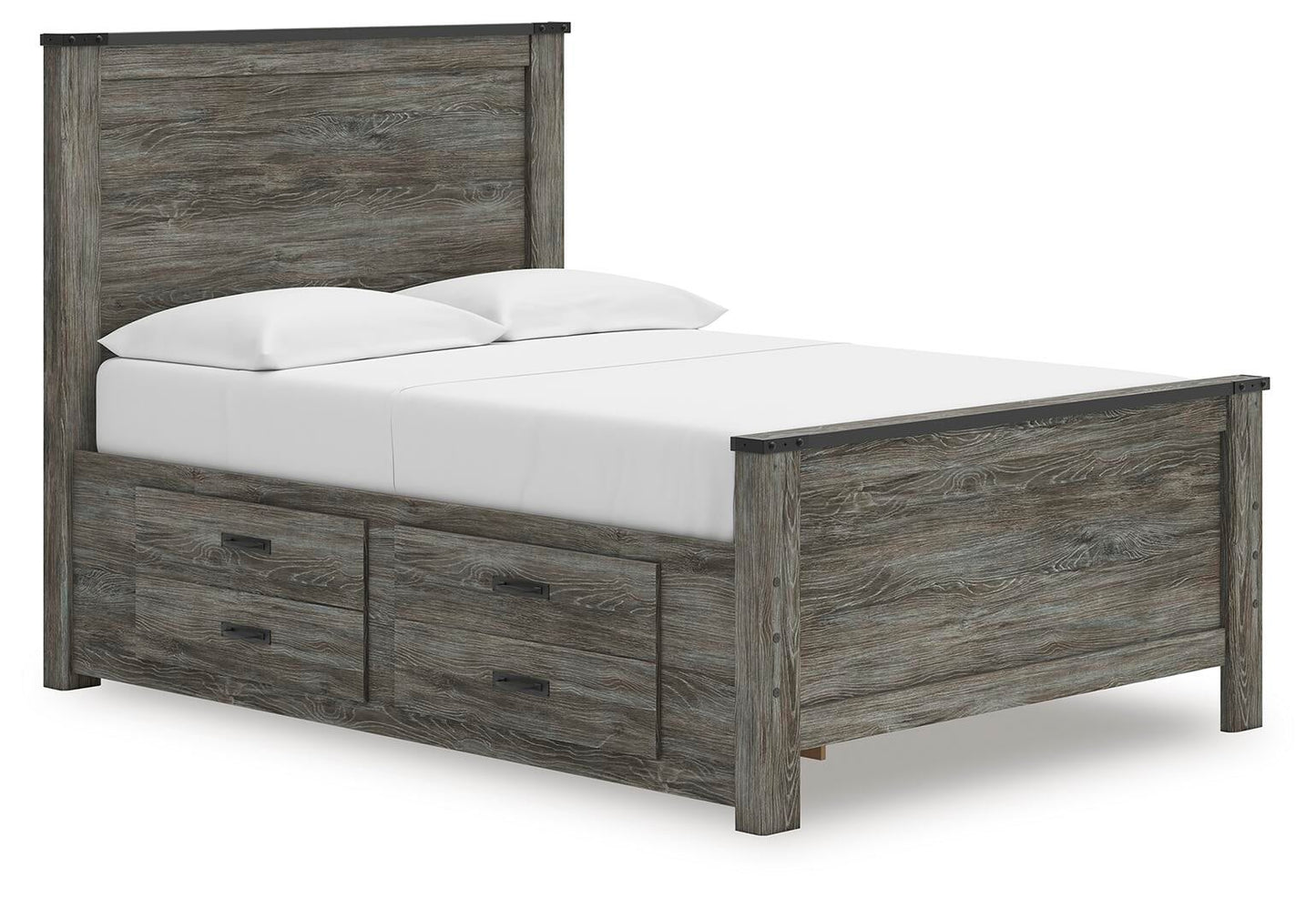 Cama Frandern de panel completo con almacenamiento