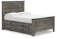 Cama Frandern de panel completo con almacenamiento