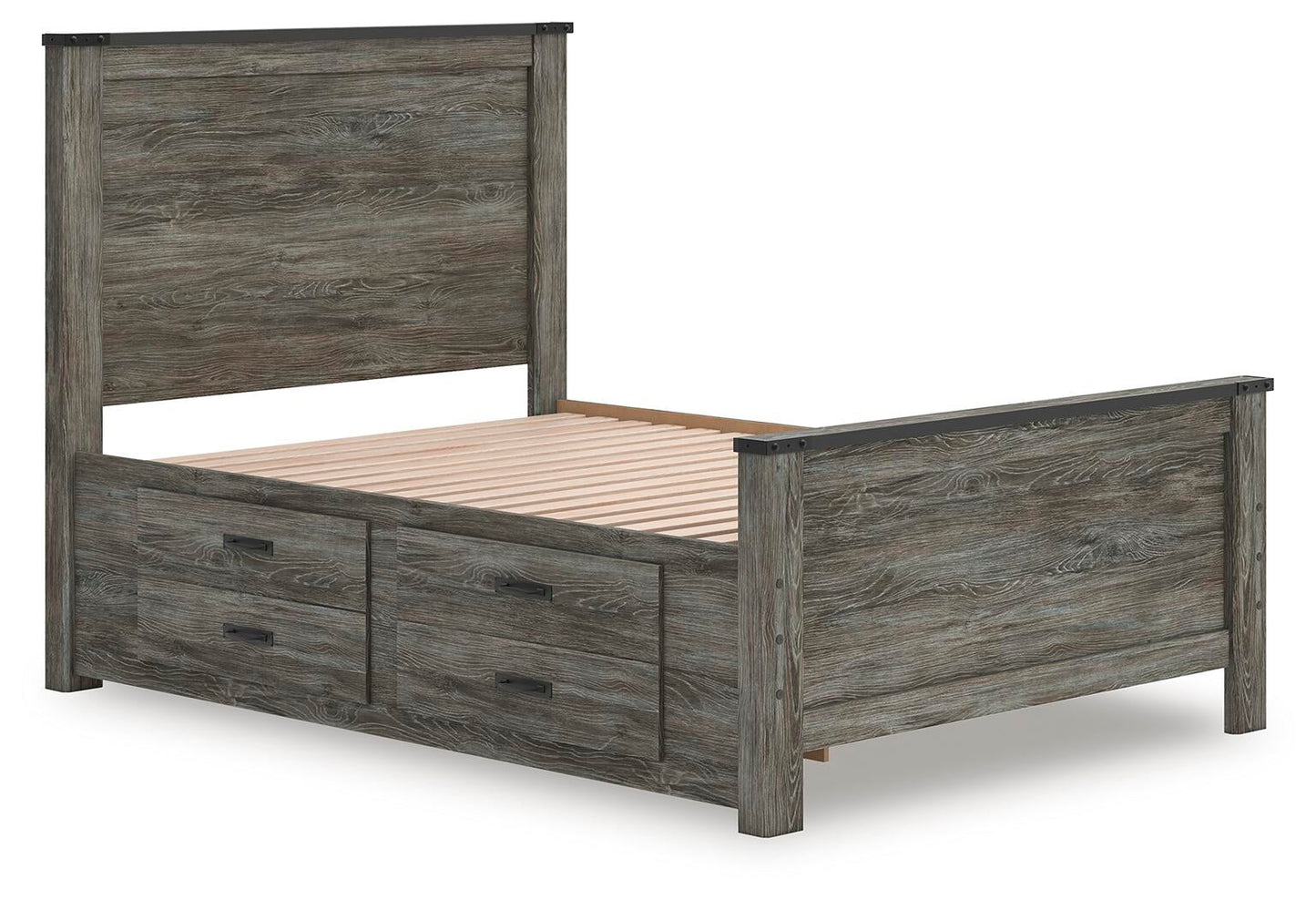 Cama Frandern de panel completo con almacenamiento