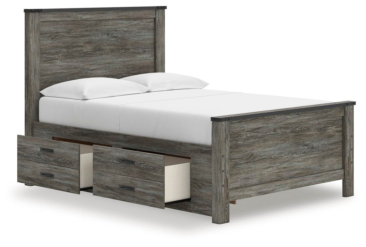 Cama Frandern de panel completo con almacenamiento
