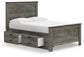 Cama Frandern de panel completo con almacenamiento