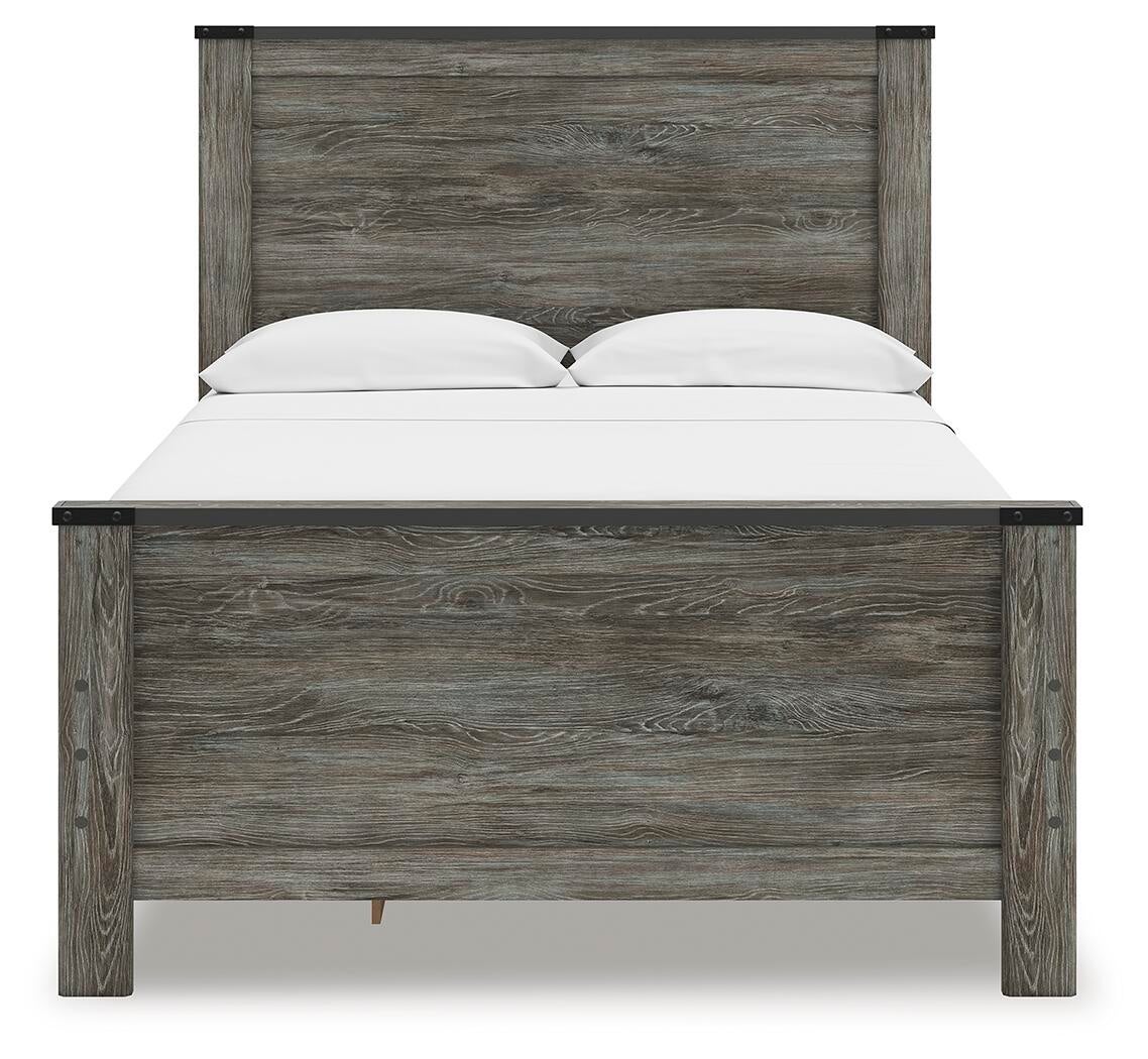 Cama Frandern de panel completo con almacenamiento