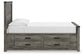 Cama Frandern de panel completo con almacenamiento