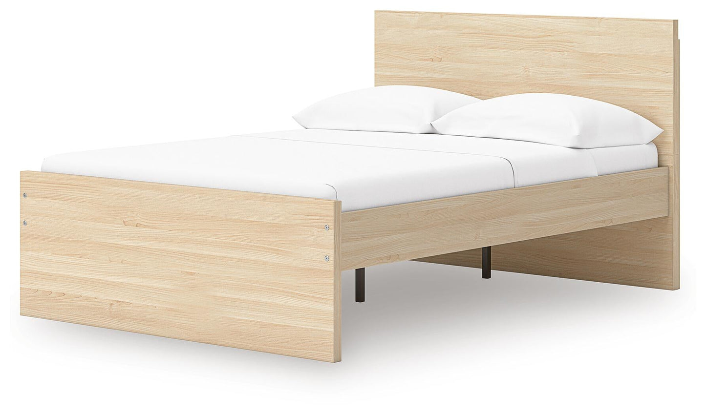 Cama de plataforma Onita con panel completo