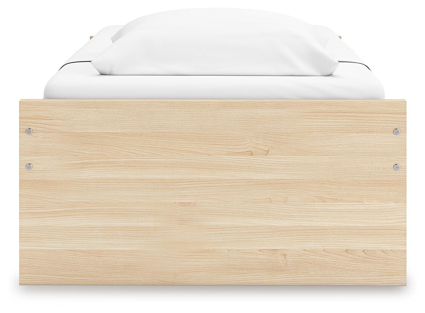 Cama individual Onita con plataforma y 1 compartimento lateral