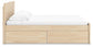 Cama Onita Queen con plataforma y 2 compartimentos laterales