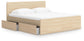 Cama Onita Queen con plataforma y 2 compartimentos laterales